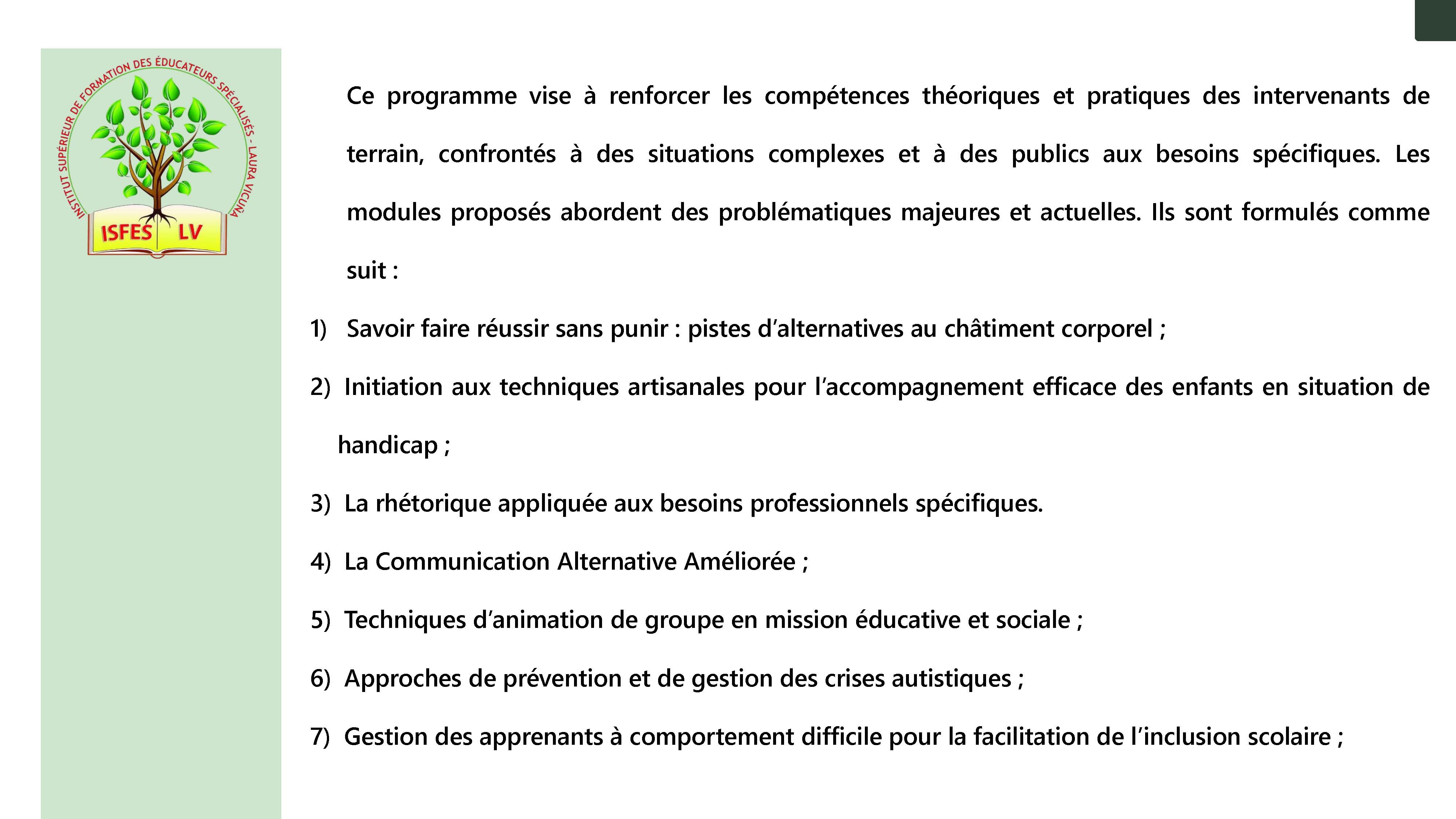 Catalogue de formation page 5